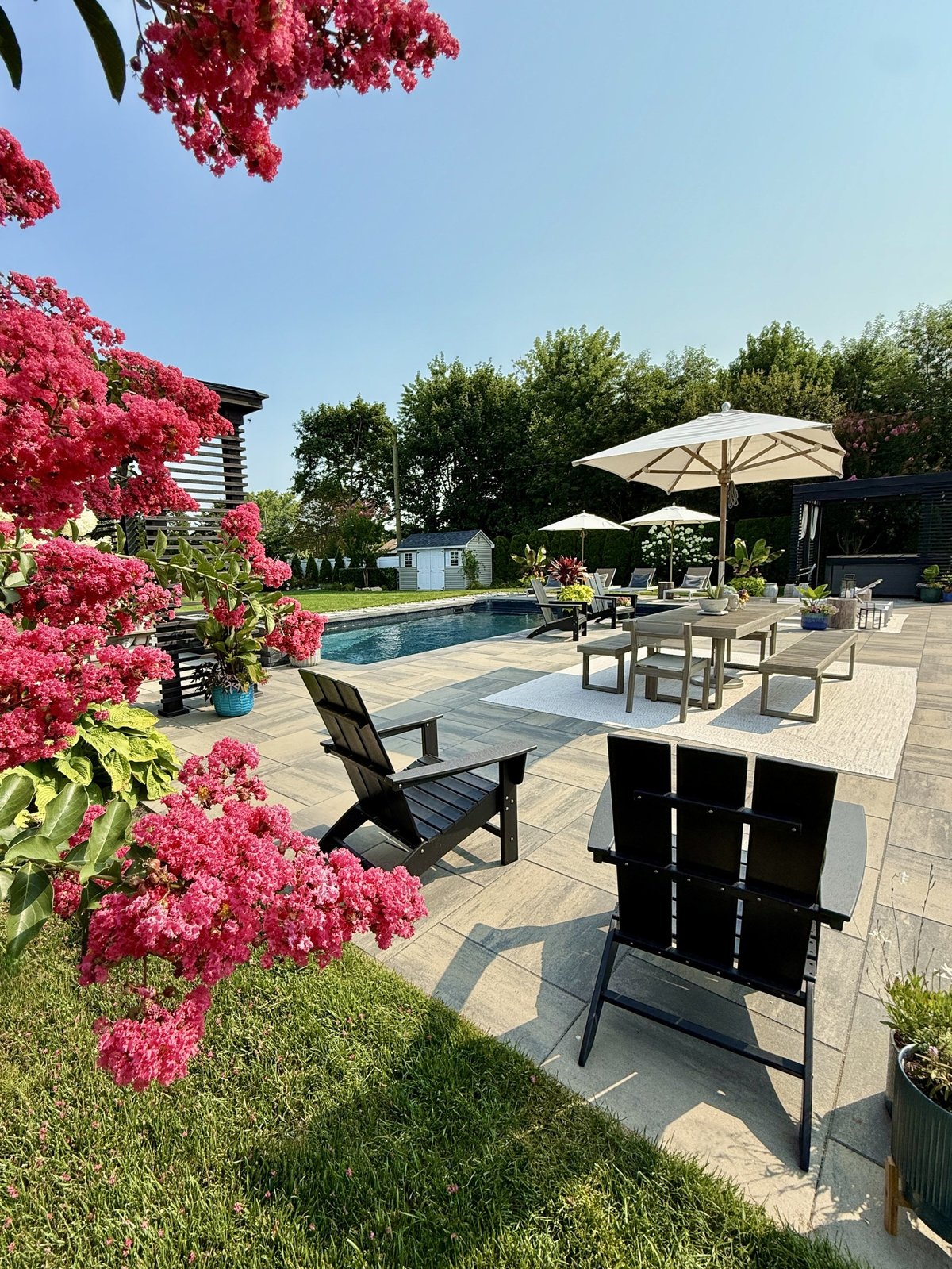 Beautiful backyard pool
